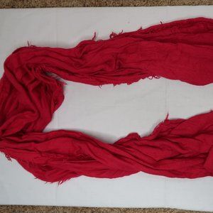 Pink infinity scarf